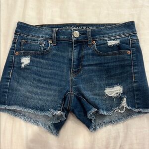 American Eagle Outfitters Women's Blue Denim Shorts